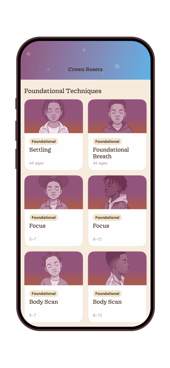 Crown Reset — breathing practices