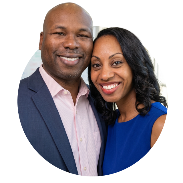 Tia and David, co-founders of Bright Crowns